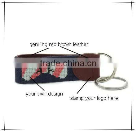 Hand-stitched bowtie needlepoint key chains