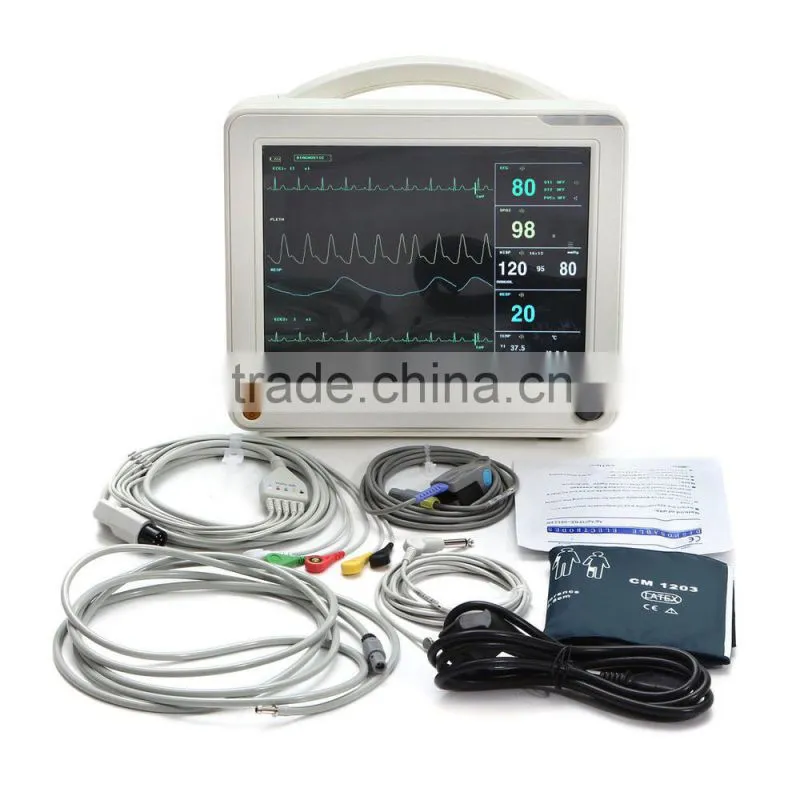 ECG & SPO2& NIBP&TEMP Latest Hot Mini Multi-parameter Patient Monitor