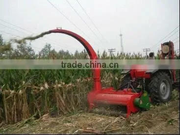 tractor drive fresh corn stalk harvester
