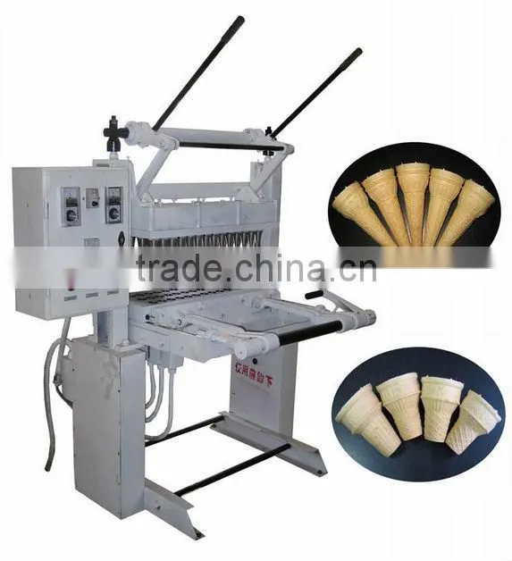 ice cream cone filling ice cream cone waffle making ice cream cone maker machine