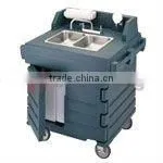 Rotational molding ice cart, made of food standard LLDPE