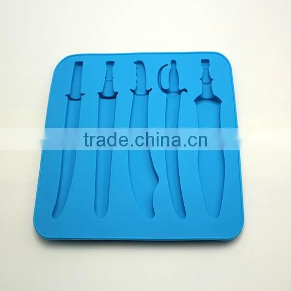 CNC eco-friendly camouflage color ice mold silicone ice cube tray