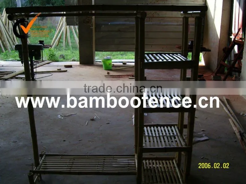 natural folded wood fence for garden decoration