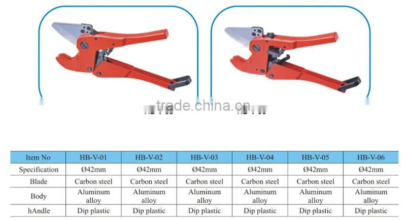 42mm Portable gardening household building using cutting tools for PVC pipe cutter