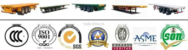Best selling 40ft heavy flatbed semi trailer made in China