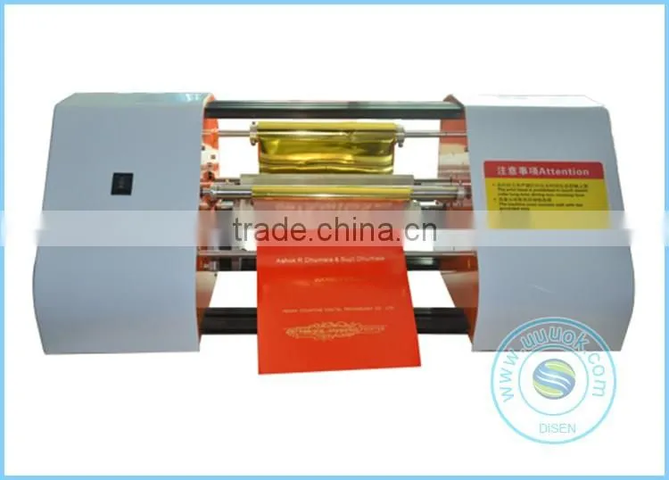 Computer directly print digital hot foil 360A bronzing machine