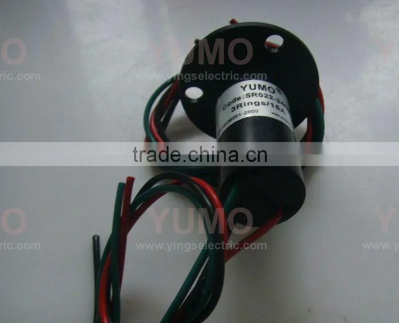 SR022 rotary joint SR022-24 3P 3rings 15A capsule slip ring