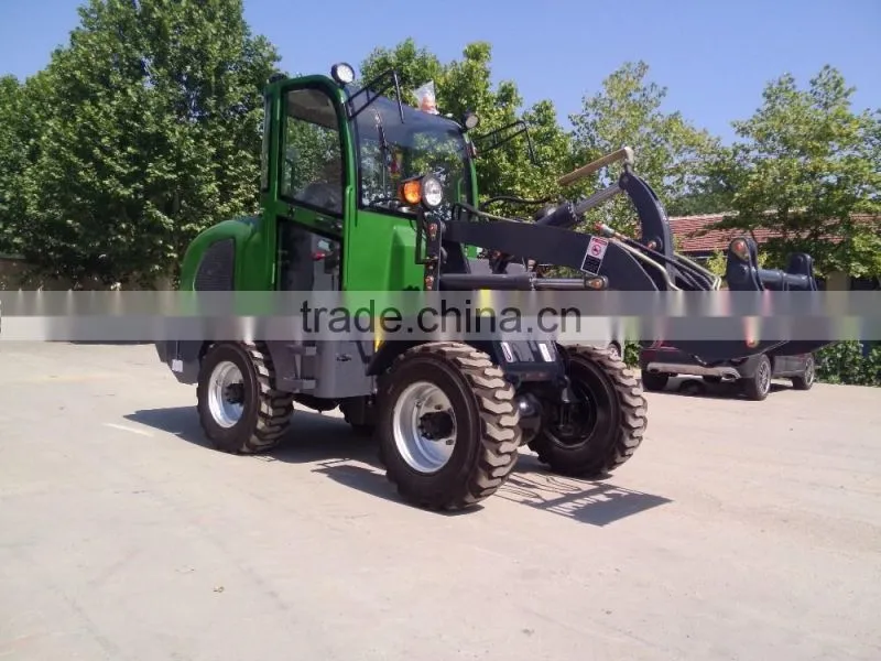 HY610 mini wheel loader with pilot control.quick couple