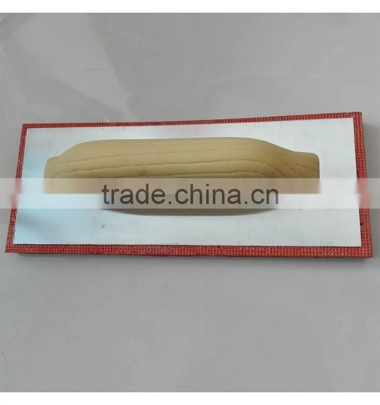 Wooden handle aluminum foam sponge plastering trowel