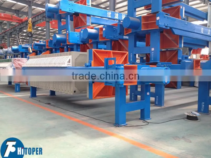 Filtering and purifying treatment system ,round cotton cake filter press