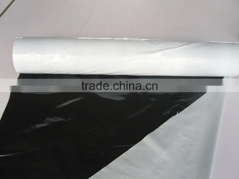 PE Black-white film on rolls for agricultural