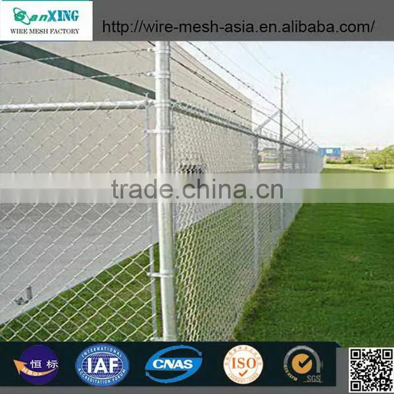 Galvanised temporary fence with clamps & concrete block for Australia