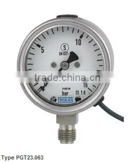Pressure Gauges with Electrical Output Signal Safety Case Version Type PGT23.063