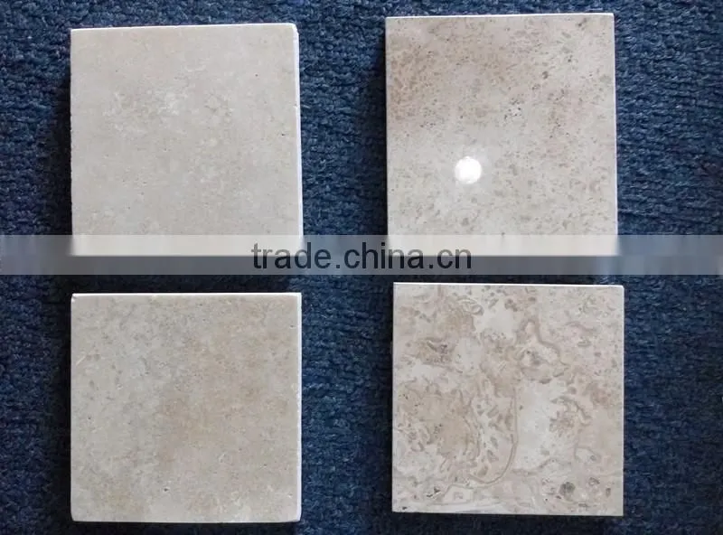Natural beige limestone tile competitive price on promotion sale