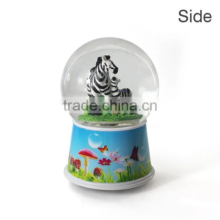 2015 cheap electric musicial snow globe