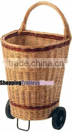 wholesale wicker shopping cart on wheels,wicker shopping trolleys wholesale