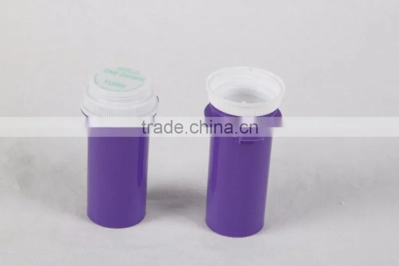 Pop Top Plastic Marijuana Vials