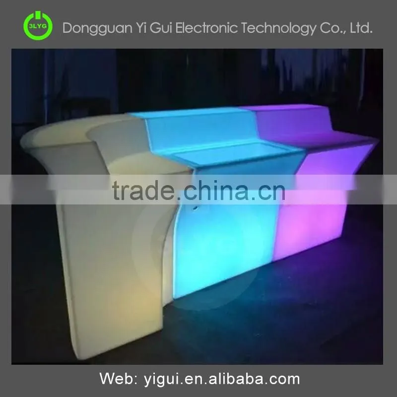 LED mood furniture / bar table and chair set / club table and chair