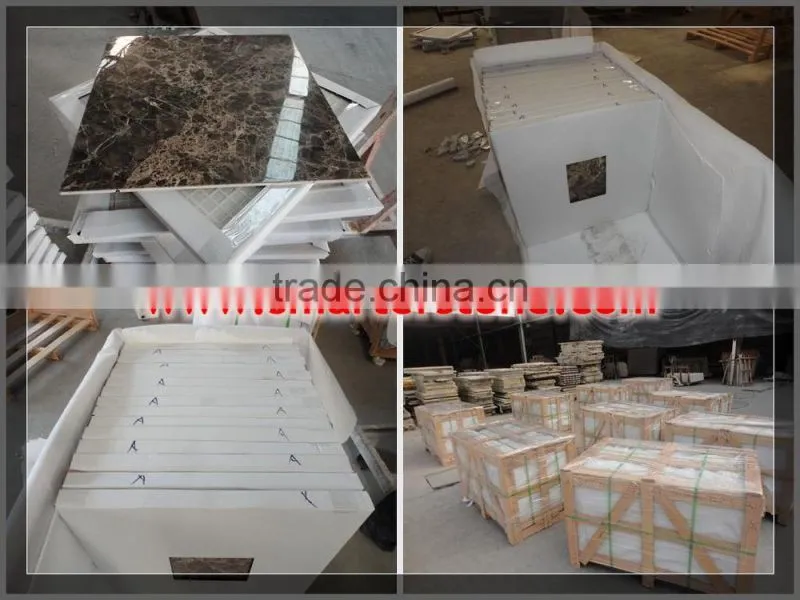 Emperador Marble Composite Tile, Composite Marble Tile