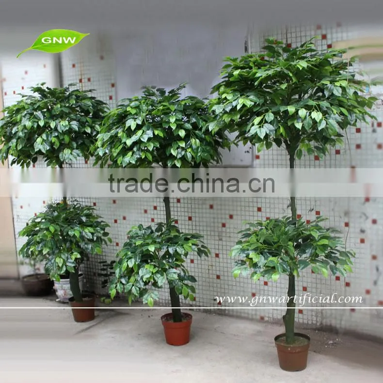 GNW BTR038 Artificial topiary trees bnayan tree 7ft high for garden ladscaping decoration