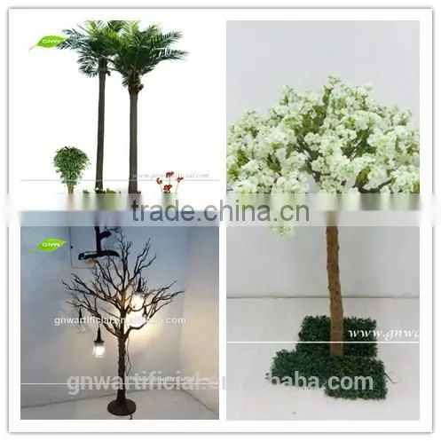 Red Plastic Leaves Artificial Maple Tree 3 meter for Home/Office/Hotel Decorations