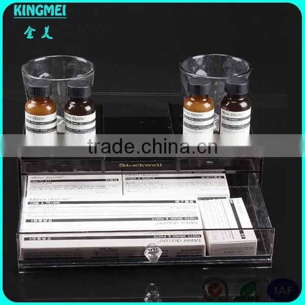 Acrylic Household Office Desktop Organizer Drawer Box for Bathroom Used