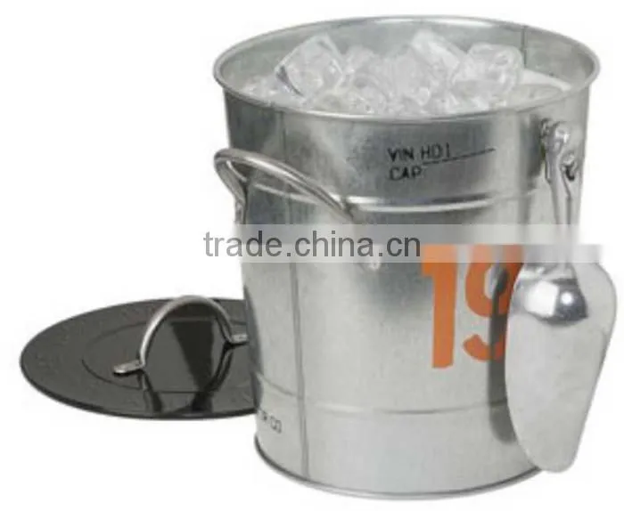 Christmas promotion large metal bucket