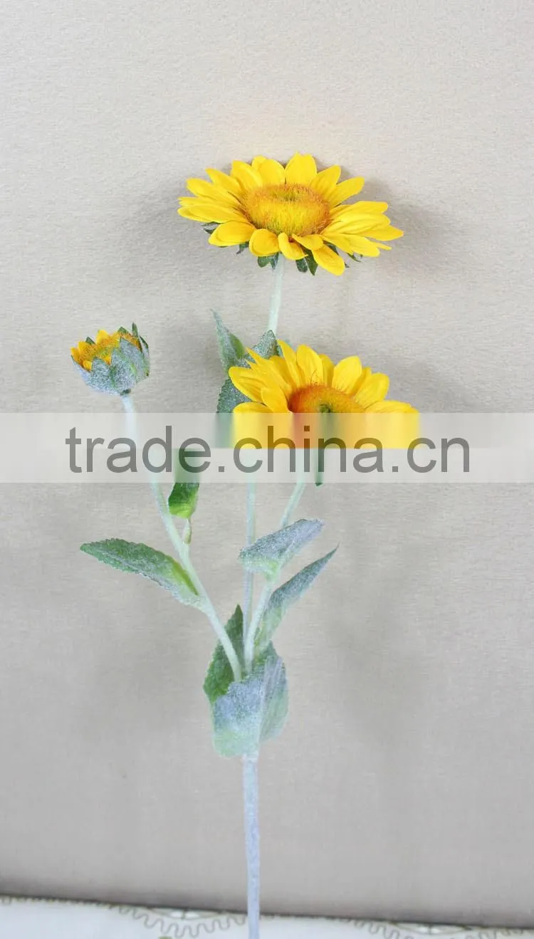 Enviroment-friendly Artificial Sunflowers Landscaping Flowers Decorative sunlflowers Plants