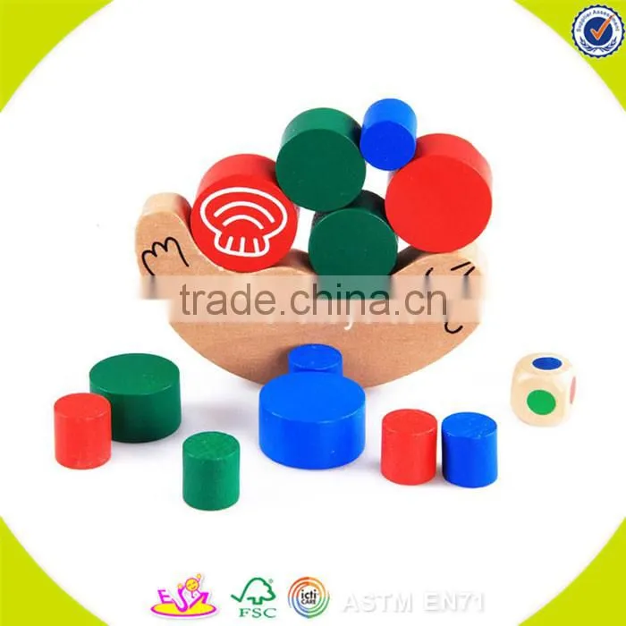 wholesale top sale wooden balancing toy for kids,Cheap wooden balancing toy,DIY colorful wooden balancing toy W11F047