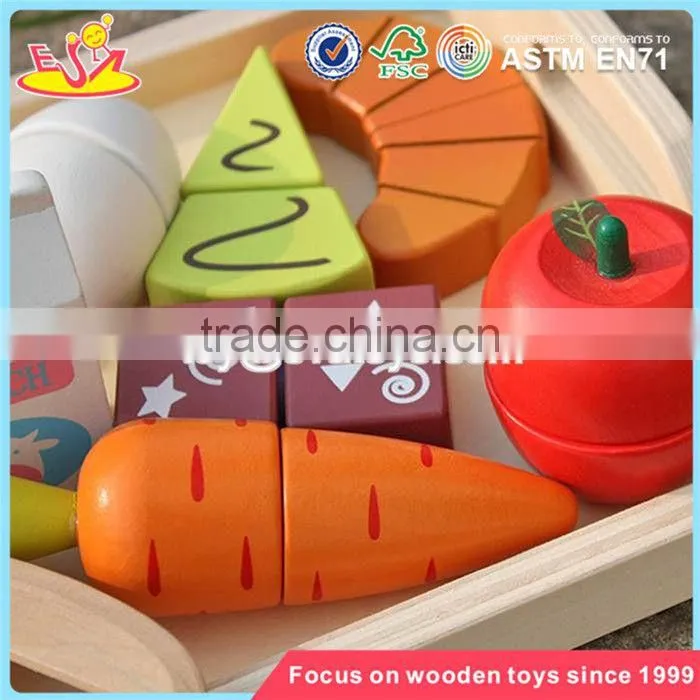 wholesale preschool food set toys wooden kids play food new design wooden kids play food W10B184