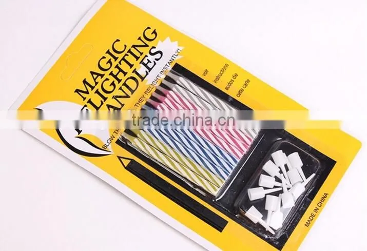 Colour Screw Thread Birthday Candle Wholesale