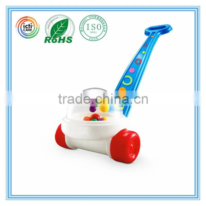 2015 new ICTI factory product plastic baby walking helper baby learning walking walker