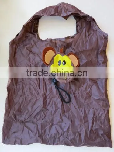 Hippo Animal Folded Shopping Bag