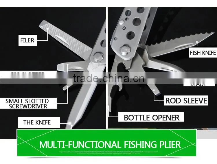 multi-function fishing plier tools fishing tackle