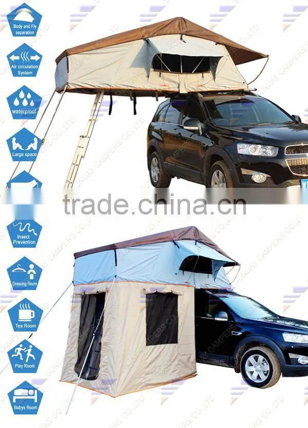 Outdoor camping roof top 4x4 pop up tent