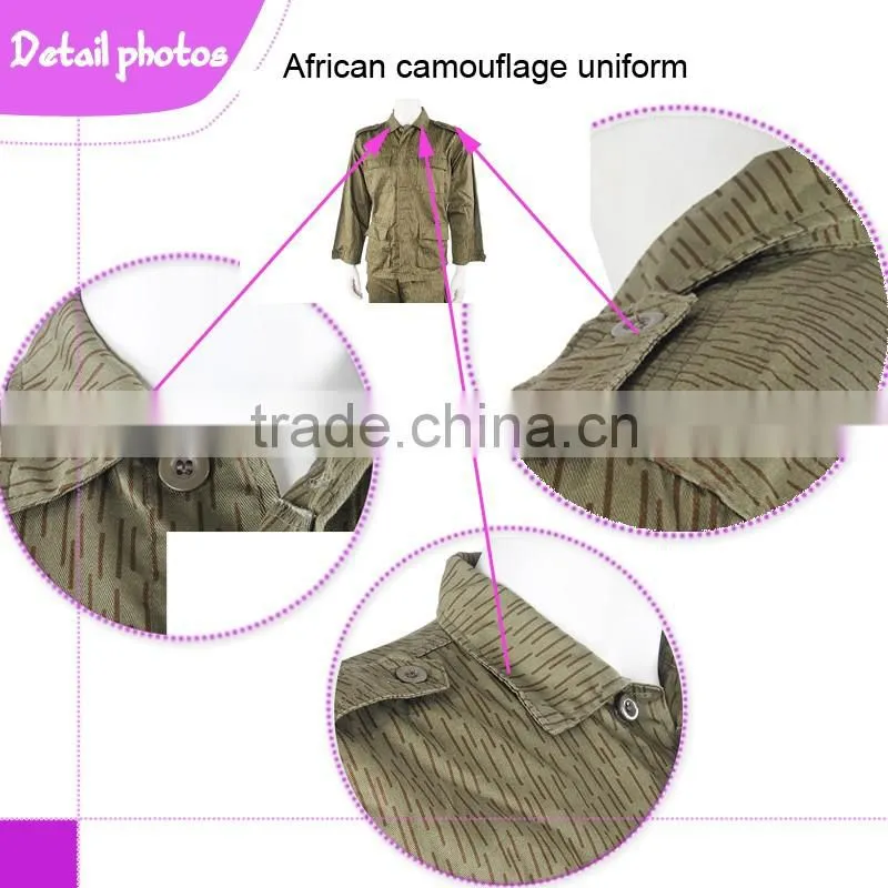 China made African army camo suit military clothes factory
