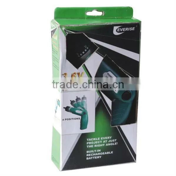 3.6v cordless li-ion screwdriver set
