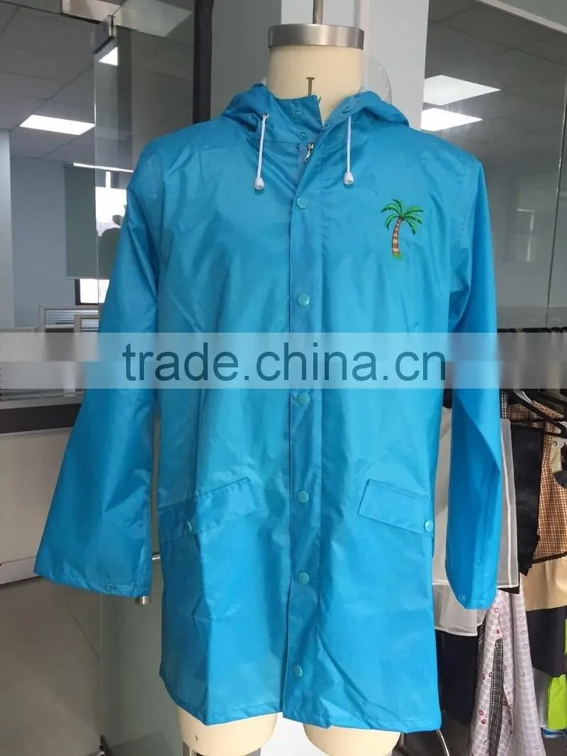 Wholesale custom women kids 100%waterproof,breathable,PVC Raincoat