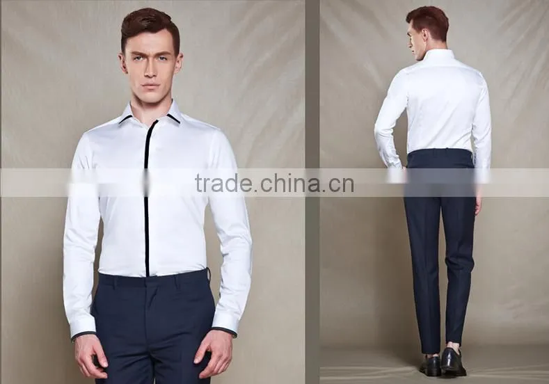new design made to measure cotton slim men shirt BSZ097