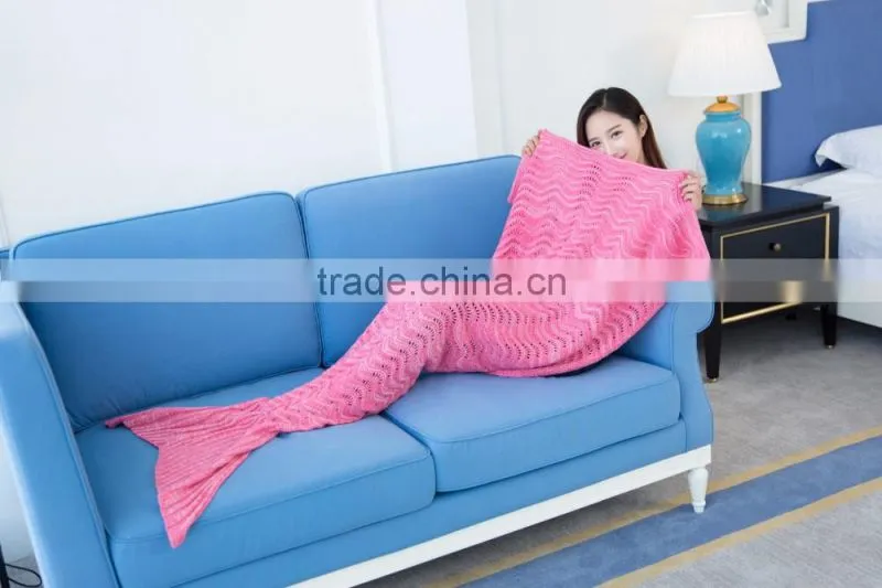 Custom Wholesale Sexy Girls Women Mermaid Tail Blanket