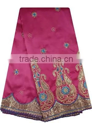 2017 Popular Stretchable Battenburg Silk George Lace, African Fabrics