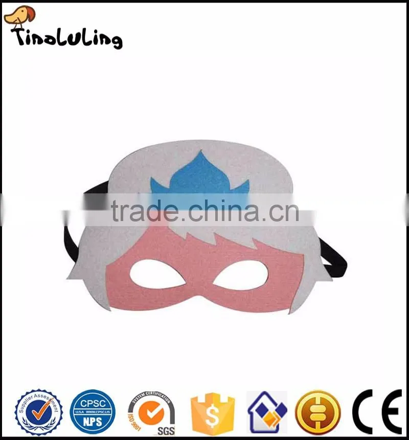 Children party cosplay capes frozen princess mask