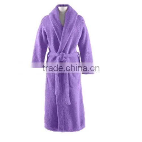 100% cotton terry bathrobe for womens