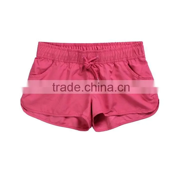 High quality sports middle shorts women's tennis wear run&Gym S M L