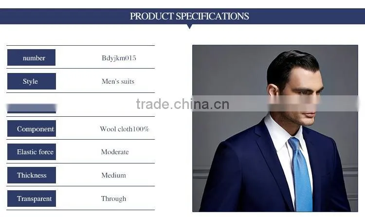 2016 Wholesale Factory Price Modern Suit For Men