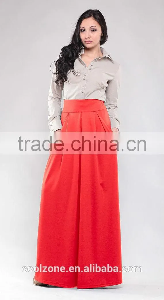 Elegant business woman maxi skirt wholesale ladies office long skirts