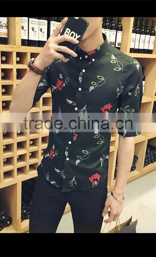 Seven men sleeve shirt printing