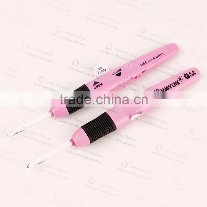 Lite Crochet Hooks Knitting Needle Crochet Hook Set With Light