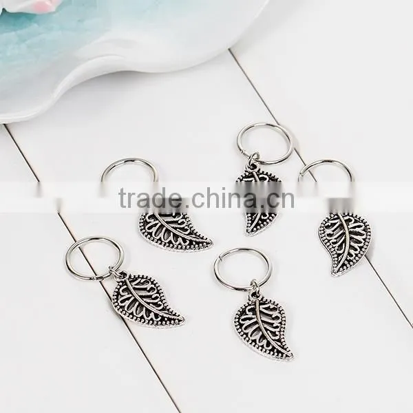 Zinc Based Alloy Hair Accessories Findings Round Antique Silver 3.1cm x 1.2cm