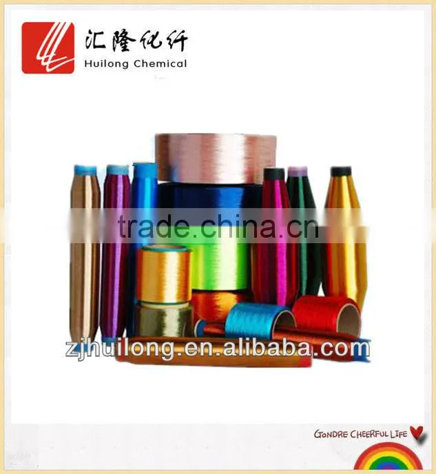 Dope dyed polyester yarn fdy twist yarn
